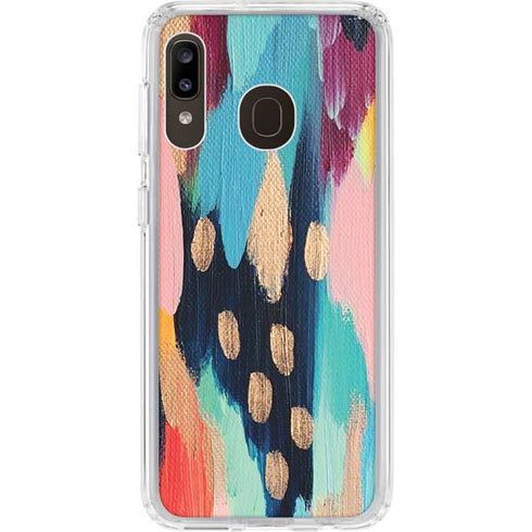 Etta Vee Color Melt Galaxy A20 Clear Case